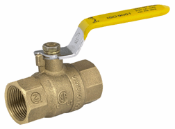 1/2" Threaded Brass Female Ball Valve