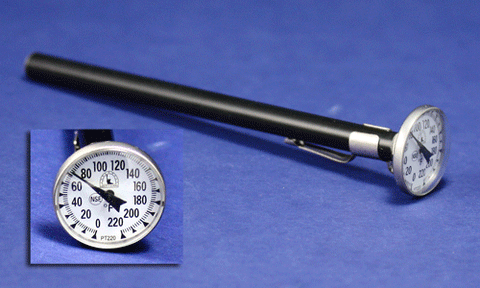 5" Stainless Steel Pocket Thermometer