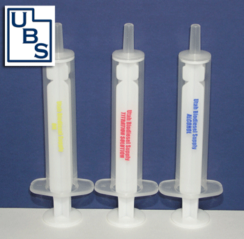 10 mL Labelled Titration Syringes