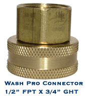 Wash Pro 1/2" MPT Misting Nozzle