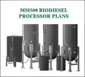 MM500 Gallon Biodiesel Processor Plans (online access only, printable)